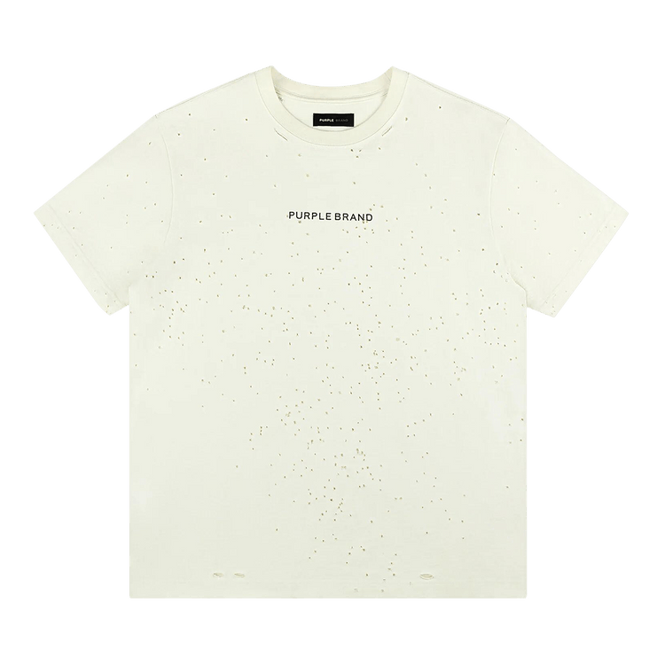 PURPLE BRAND HWT Jersey Short-Sleeve Tee 'Ivory'