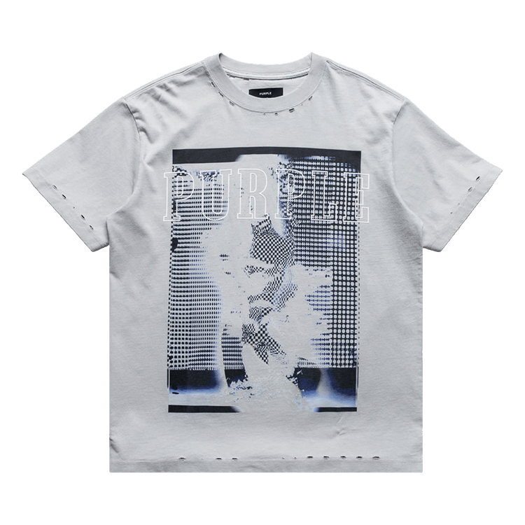 PURPLE BRAND Heavyweight Jersey Short-Sleeve Tee 'Grey'