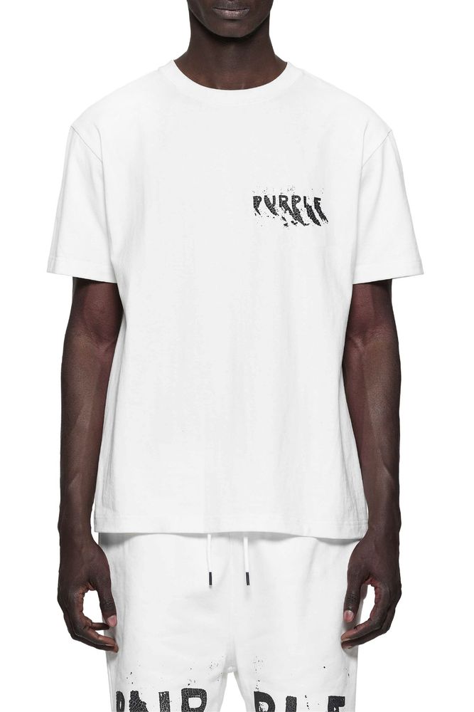 Purple Brand Painted Wordmark T-Shirt
