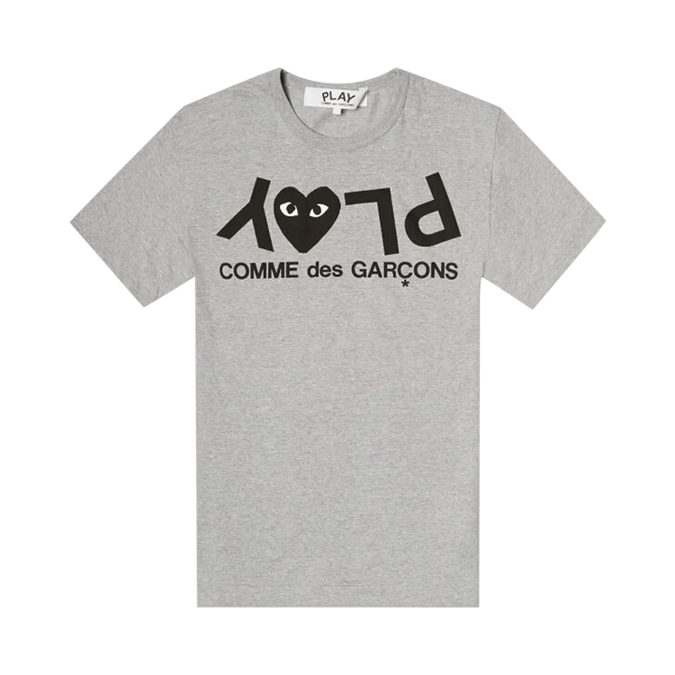 Comme des Garçons PLAY Reverse Logo Print T-Shirt 'Grey'