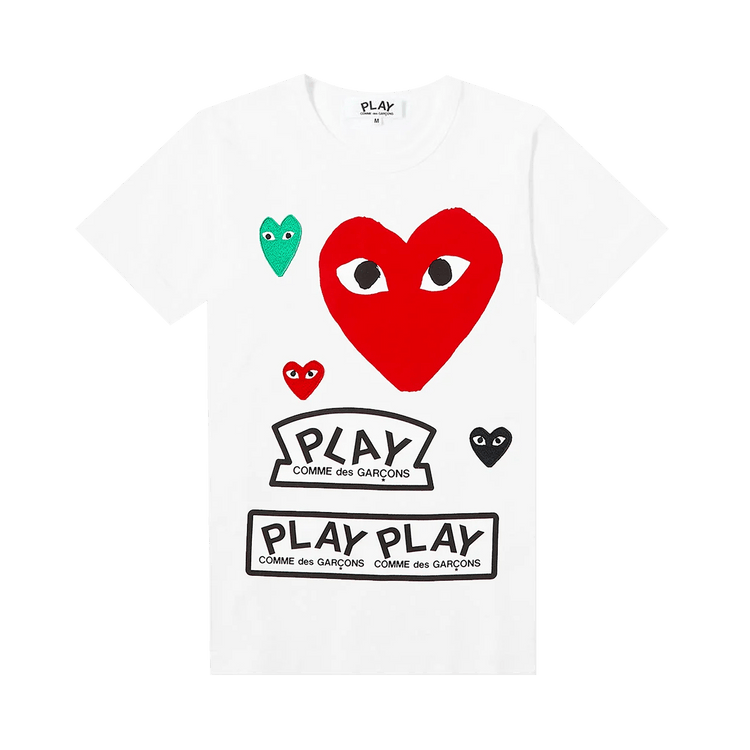 Comme des Garçons PLAY T-Shirt 'White'