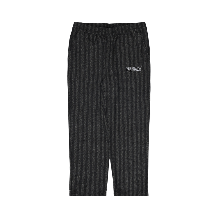 Pleasures Control Striped Easy Pant 'Black'
