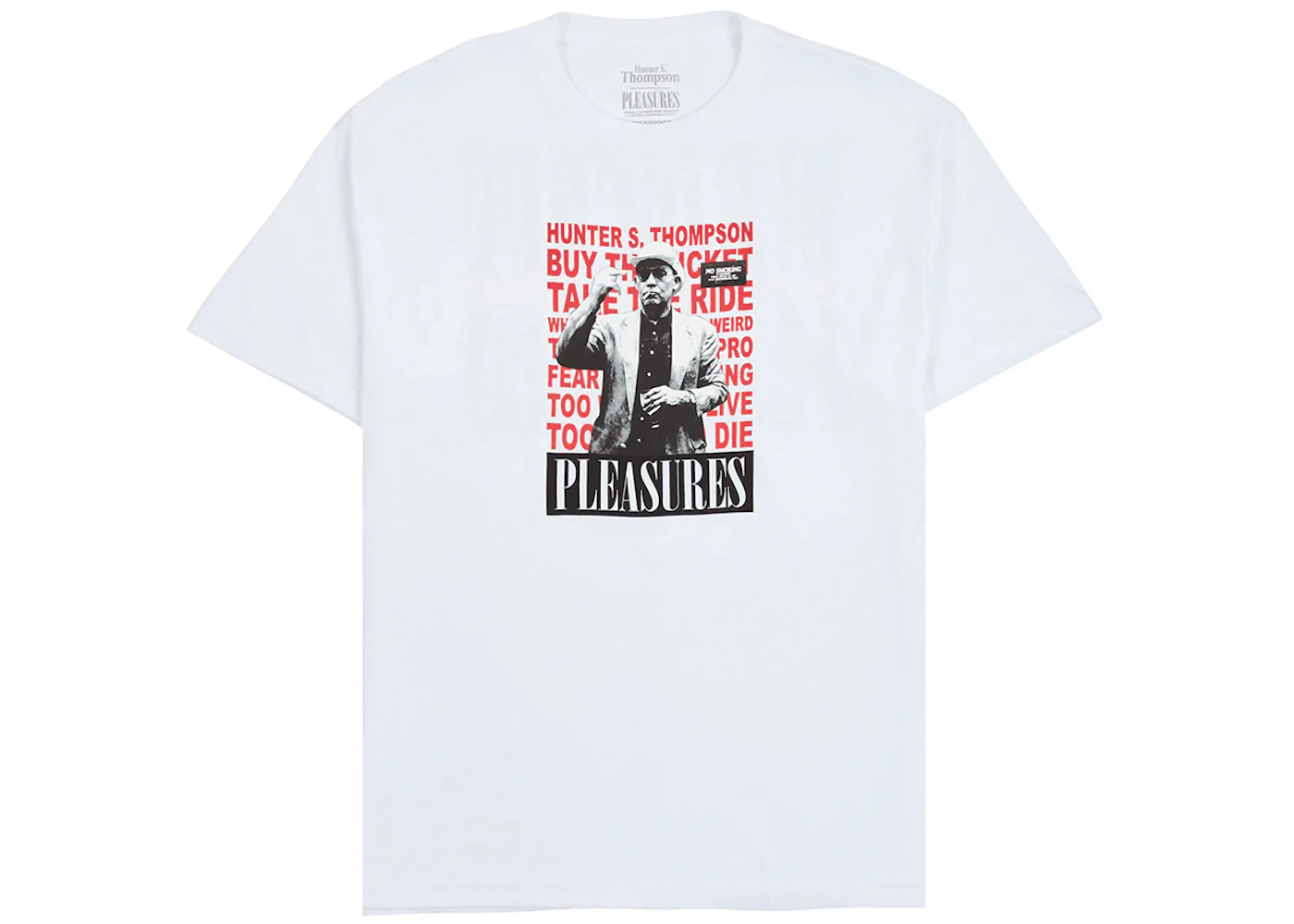 Pleasures No Smoking Tee White