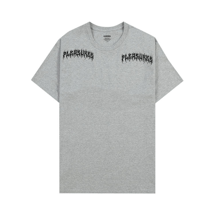 Pleasures Ripped T-Shirt 'Heather Grey'