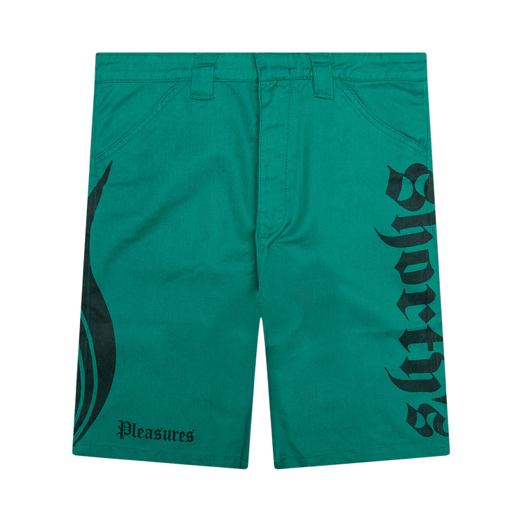 Pleasures Gutierrez Work Shorts 'Green'