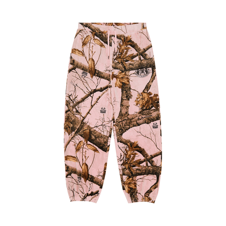 Pleasures RealTree Velour Track Pants 'Pink Camo'