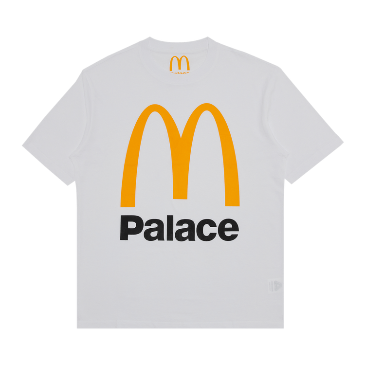 Palace x McDonald's Logo T-Shirt 'White'