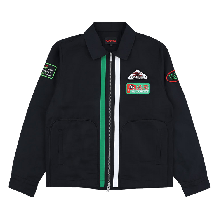 Pleasures Records Jacket 'Black'