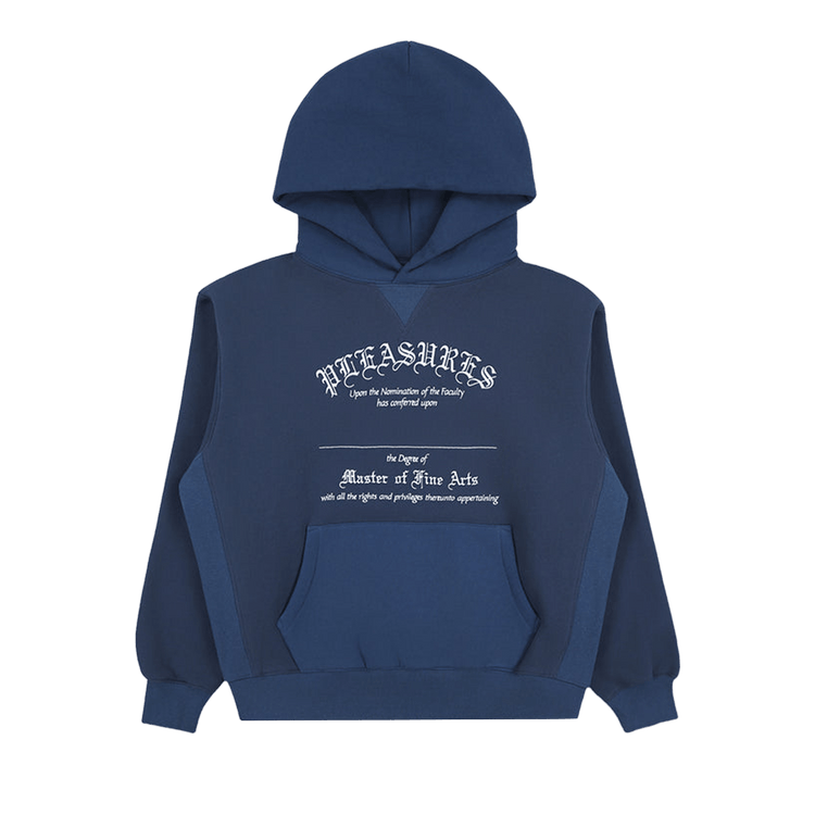 Pleasures Degree Hoodie 'Dark Navy'