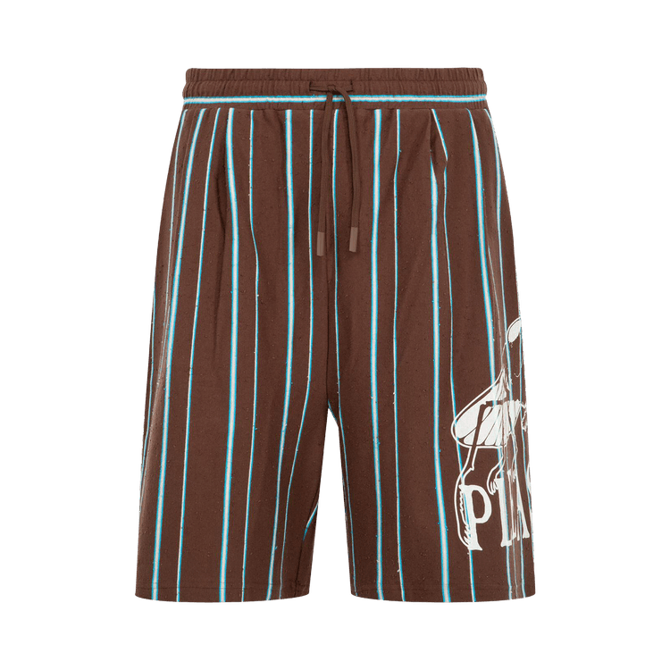 Pleasures Teleport Wide Shorts 'Brown'