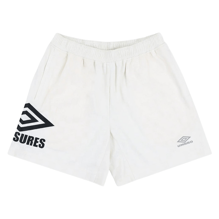 Pleasures x Umbro Mens Classic Shorts 'Cream'