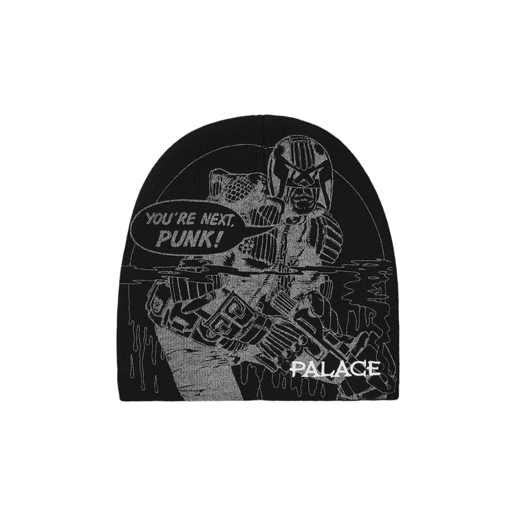 Palace Judge Dredd Nein Cuff Beanie 'Black'