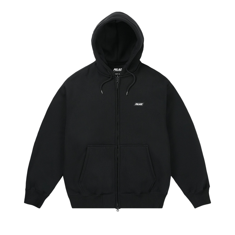 Palace Thermal Bonded Zip Hood 'Black'