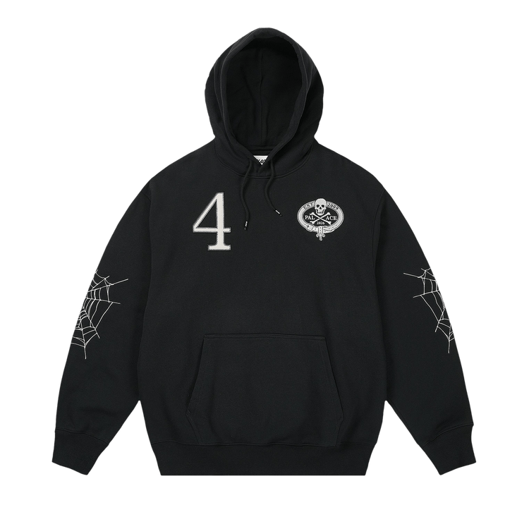 Palace Skull Crest Hood 'Black'