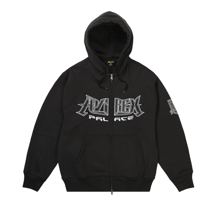 Palace x Avirex Zip Hood 'Black'