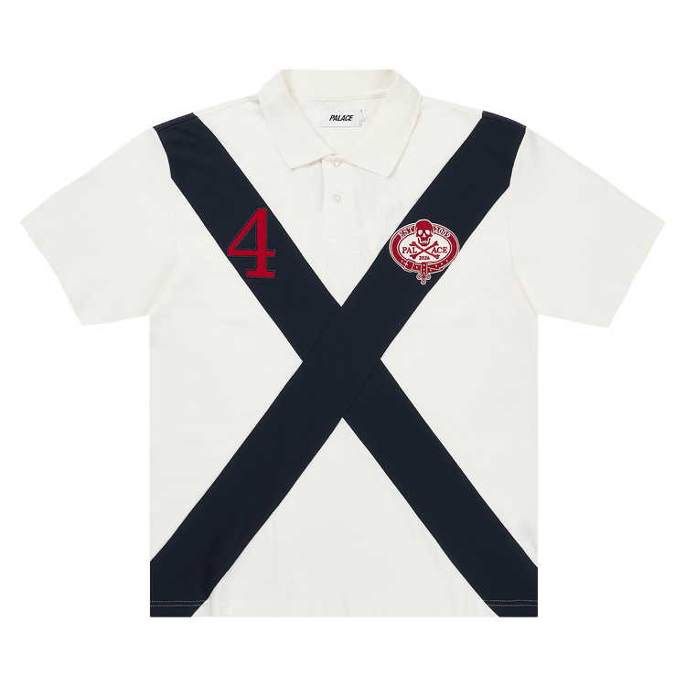 Palace Skull Crest Polo 'White'