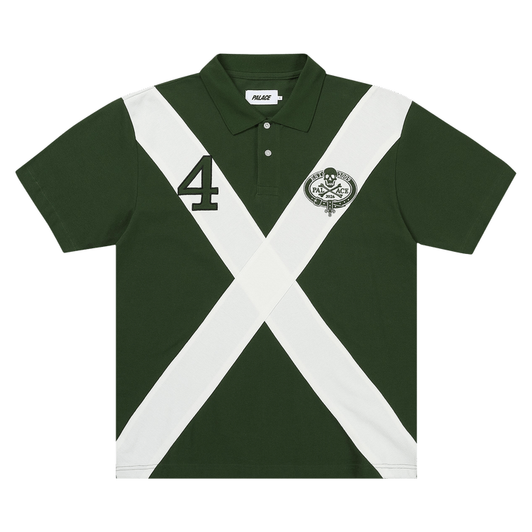 Palace Skull Crest Polo 'Racey Green'