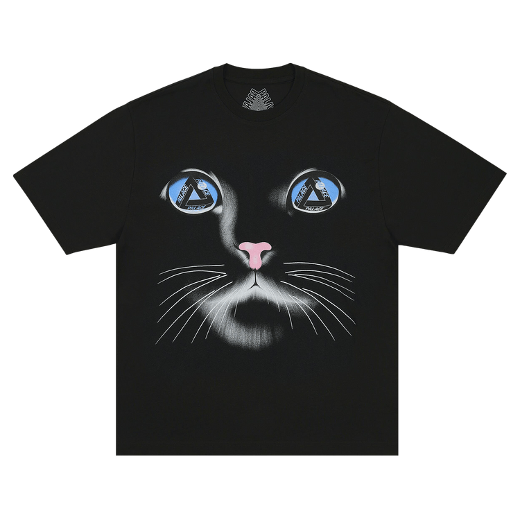 Palace Cat Face T-Shirt 'Black'