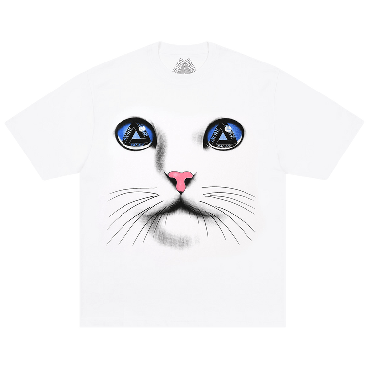 Palace Cat Face T-Shirt 'White'