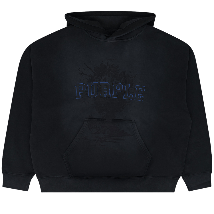 PURPLE BRAND French Terry Arc Logo Hoodie 'Black'