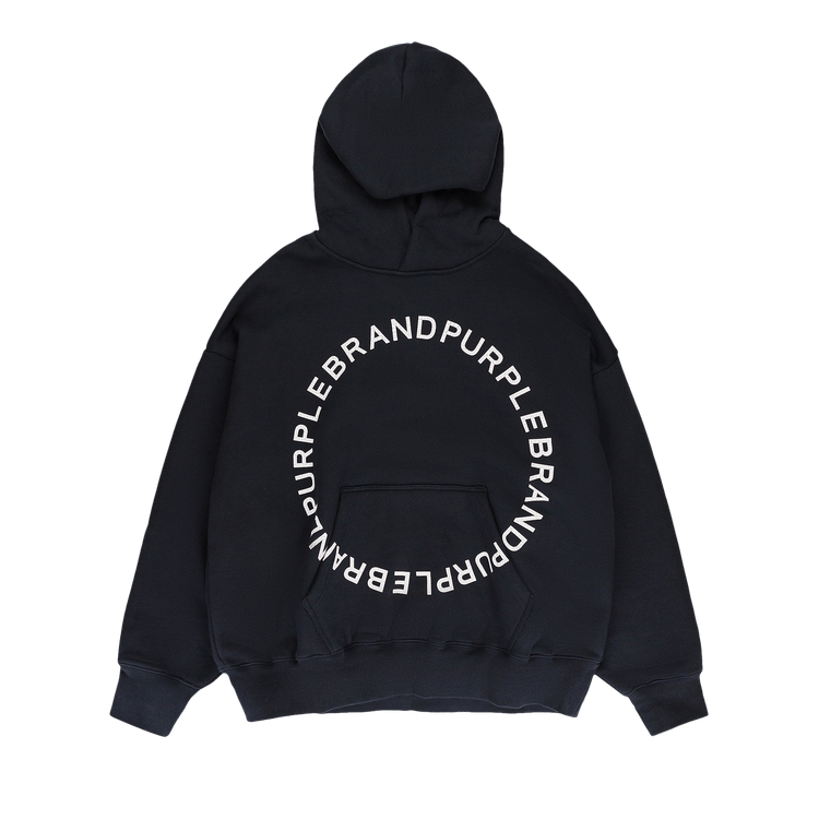 PURPLE BRAND HWT Fleece Pullover Hoodie 'Black'