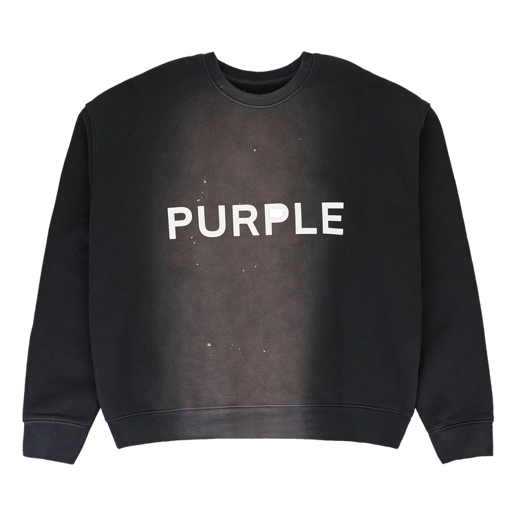 PURPLE BRAND HWT Fleece Crewneck 'Black'