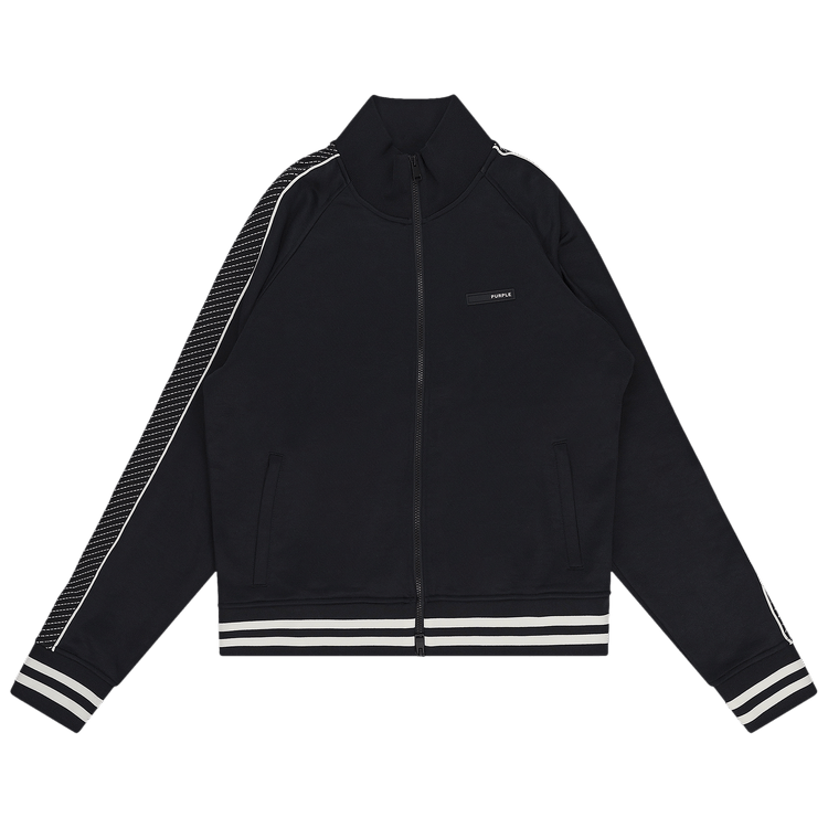 PURPLE BRAND Poly Tricot Beauty Track Jacket 'Black'