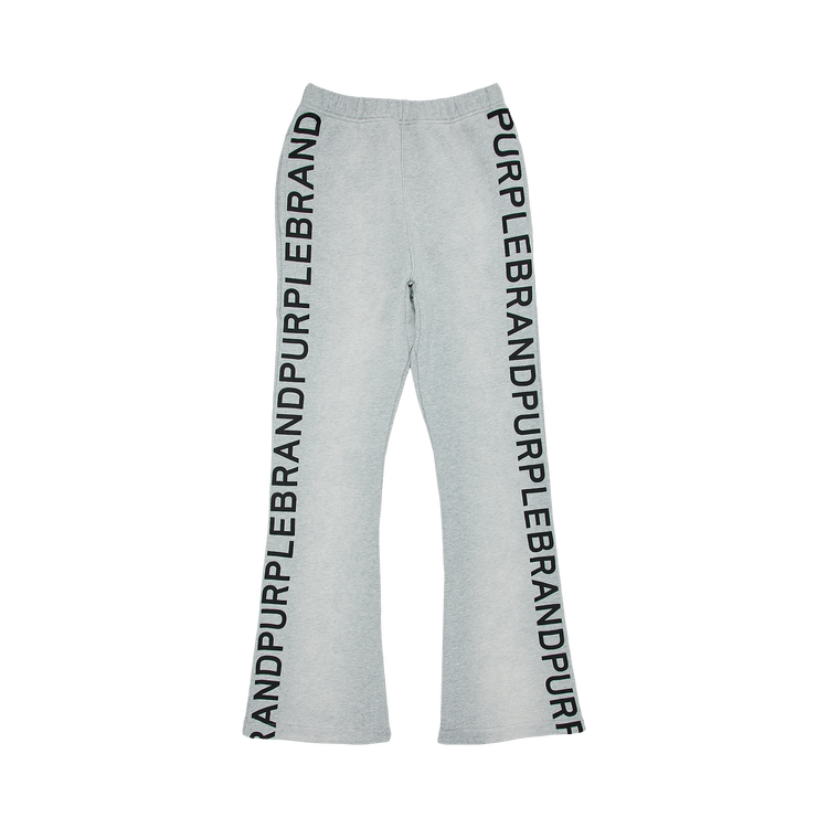 PURPLE BRAND HWT Fleece Flared Pant 'Heather'