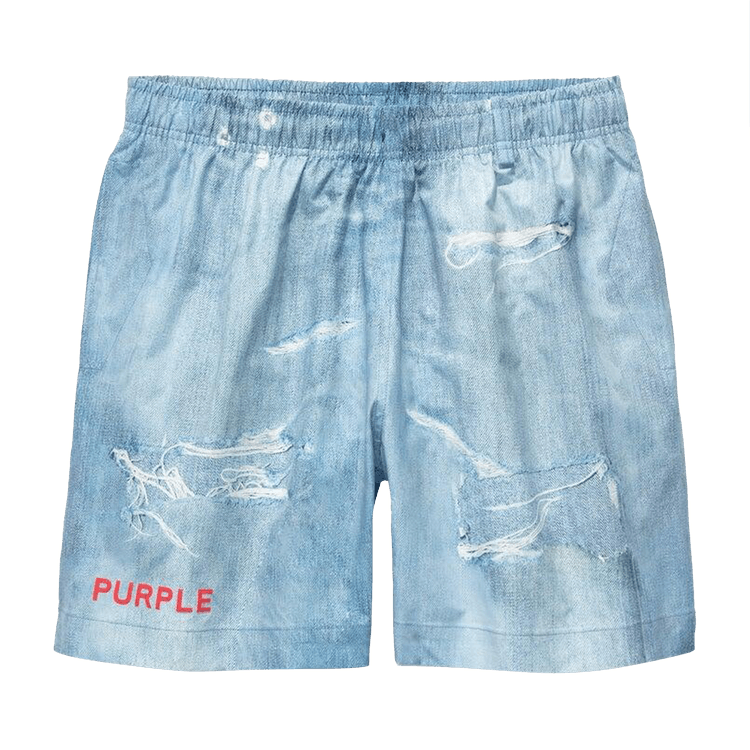 PURPLE BRAND All Round Short Water Print Shorts 'Indigo'