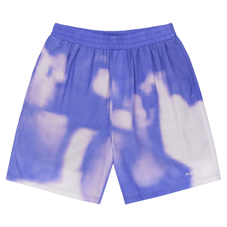 PURPLE BRAND Lyocell Pull On Shorts 'Black'