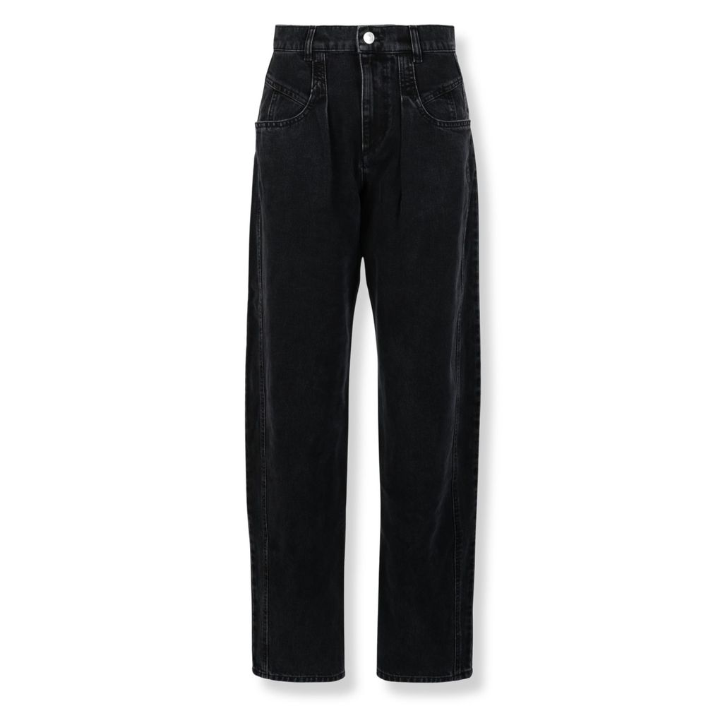 Isabel Marant Lisha High-Waist Barrel Jeans