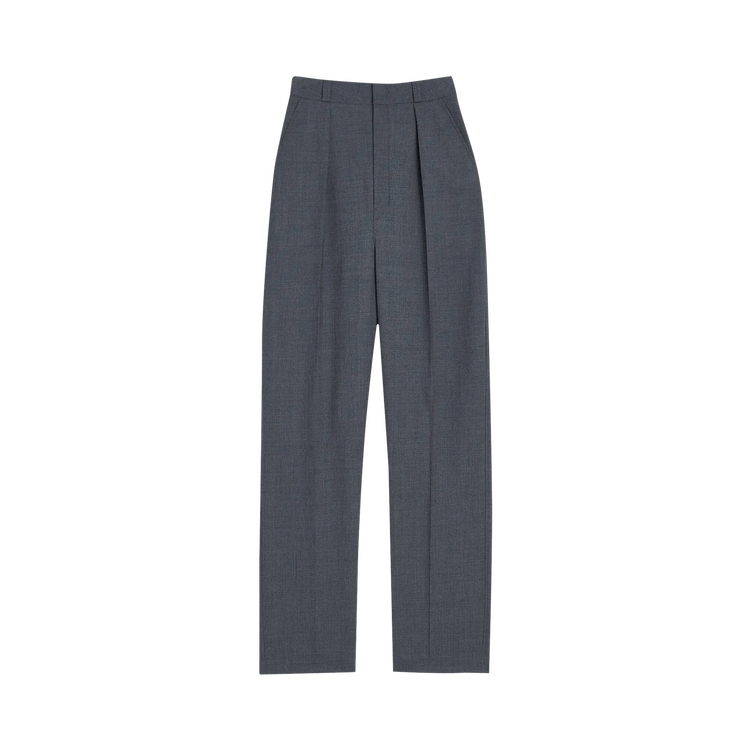 Lemaire Dropped Crotch Soft Pants 'Grey Melange'