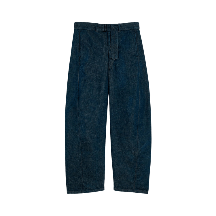 Lemaire Twisted Belted Pants 'Denim Indigo'