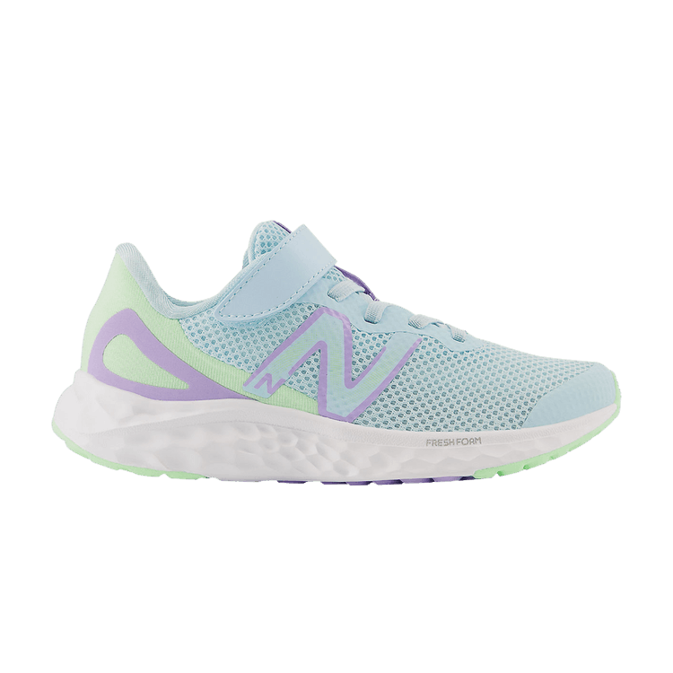New Balance Fresh Foam Arishi v4 Bungee Lace Top Strap Little Kid 'Blue Lilac Glow'