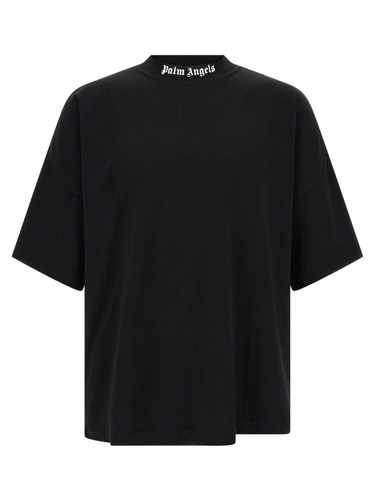 Palm Angels Logo Printed Oversize T-Shirt