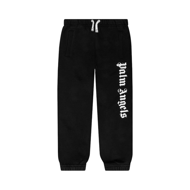 Palm Angels Kids Classic Overlogo Sweat Pant 'Black/White'