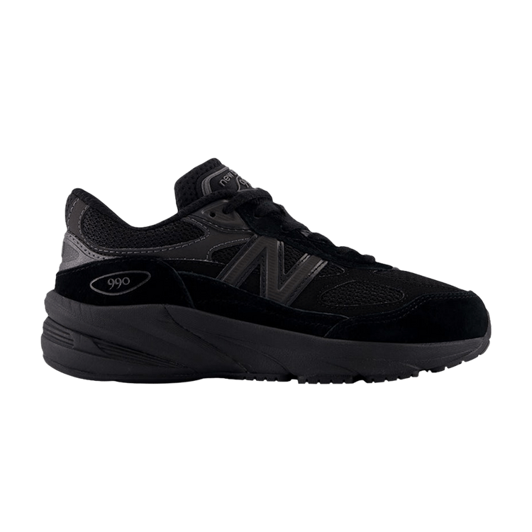 New Balance 990v6 Big Kid 'Black Metallic'
