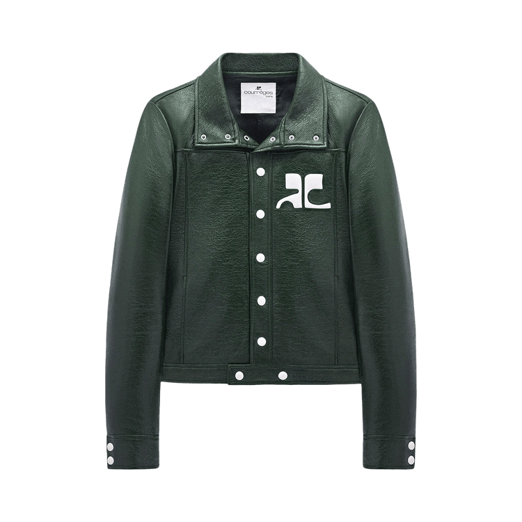 Courrèges ReEdition Vinyl Jacket 'Dark Green'