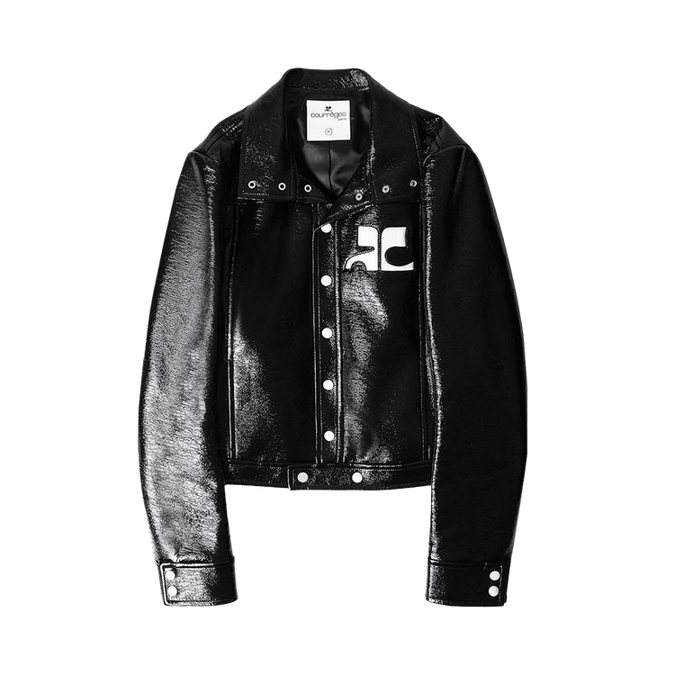 Courrèges Reedition Vinyl Jacket 'Black'
