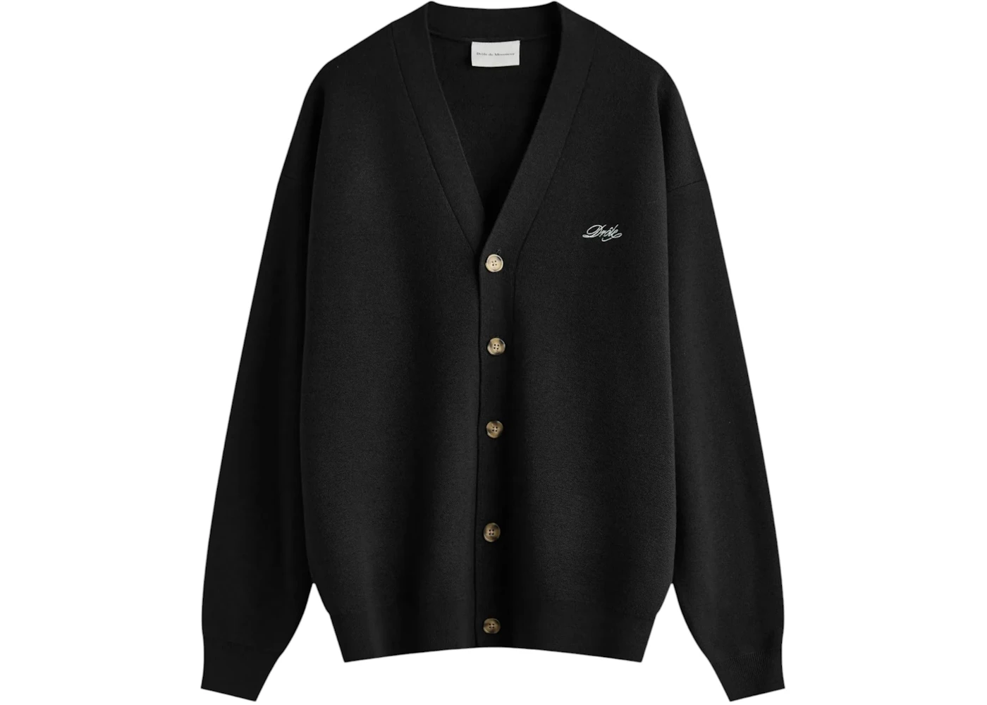 Drole de Monsieur Le Cardigan Crewneck Black
