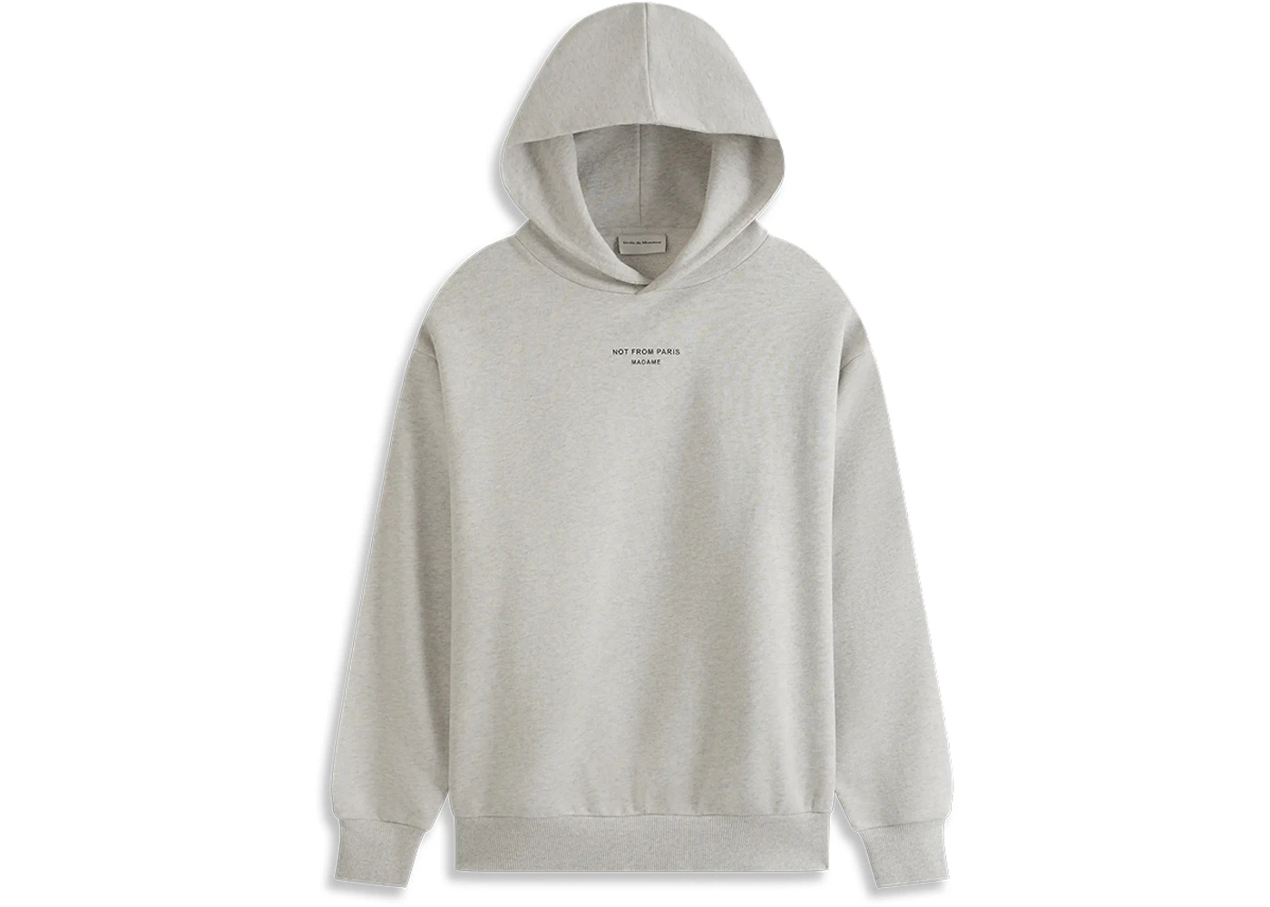 Drole de Monsieur Le Slogan Hoodie Light Grey