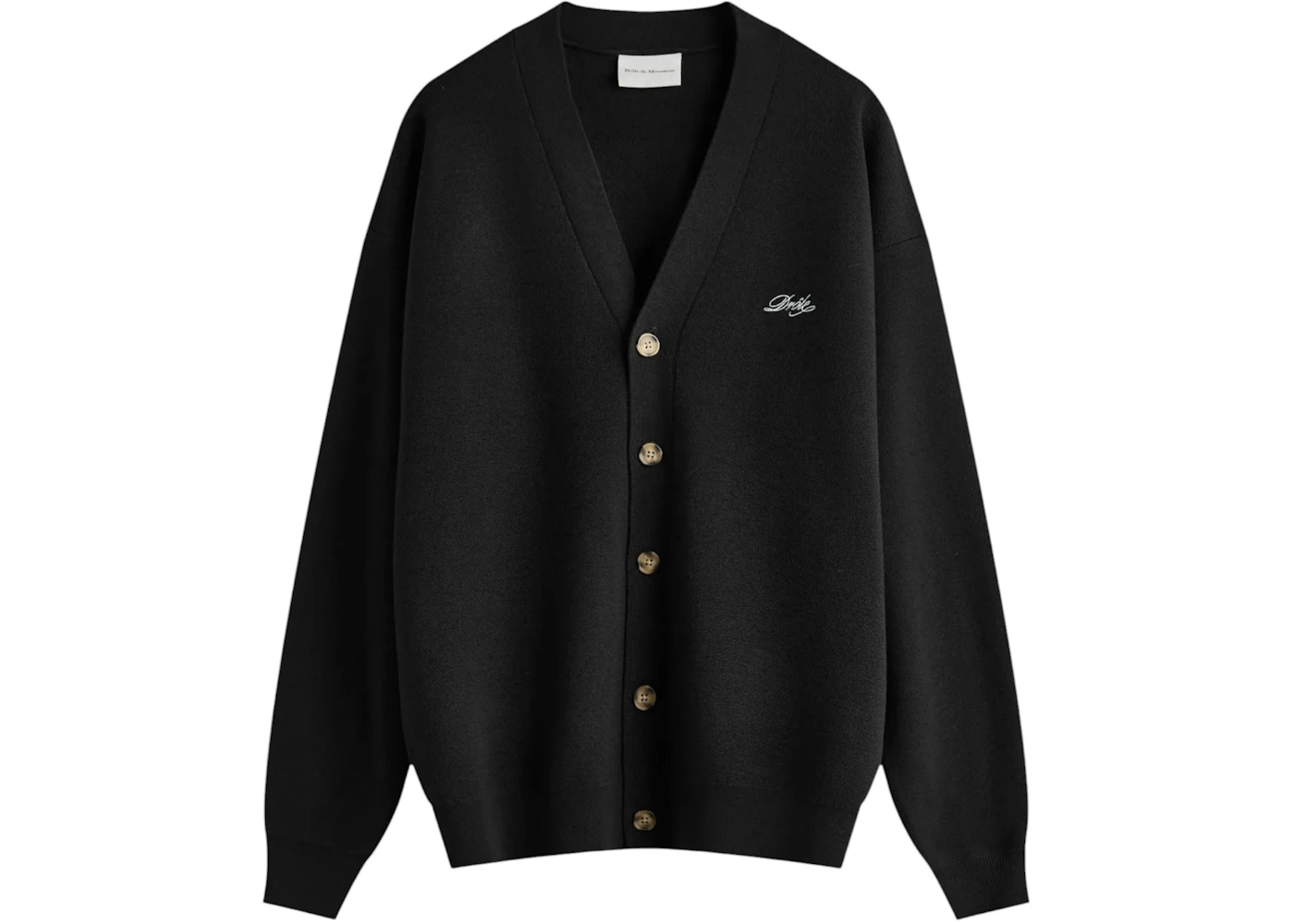 Drole de Monsieur Le Cardigan Crewneck Black