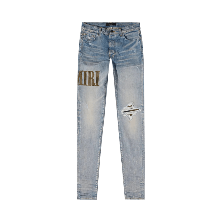 Amiri Core Appliqué Jean 'Clay Indigo'