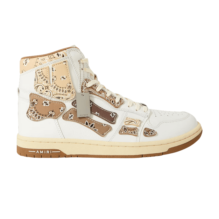 Amiri Skel Top High 'Bandana - Brown'