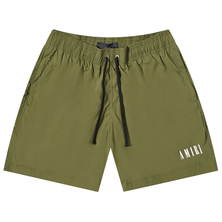 Amiri Core Logo Swim Trunk 'Military Green'
