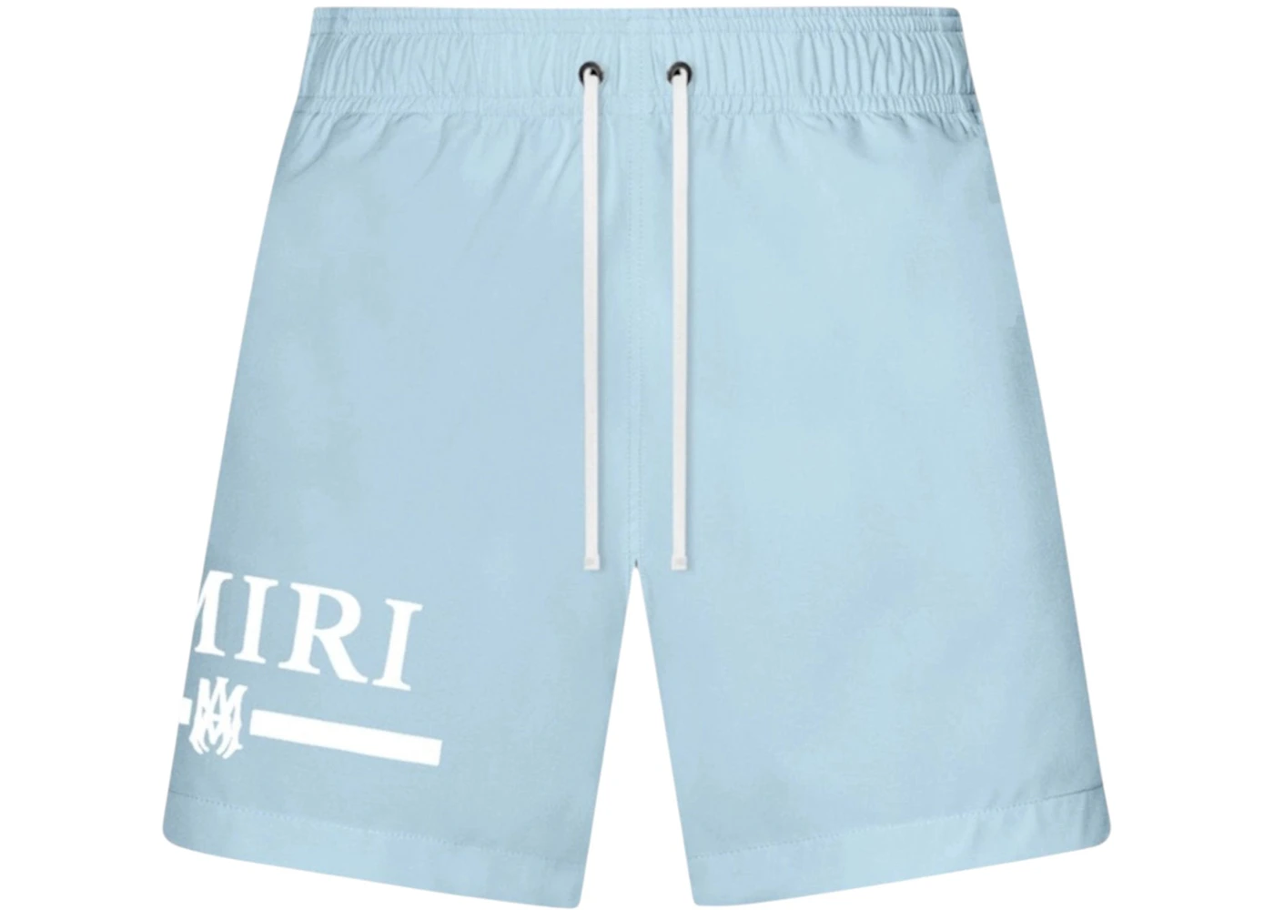 AMIRI MA Bar Logo Swimtrunk Dusty Blue