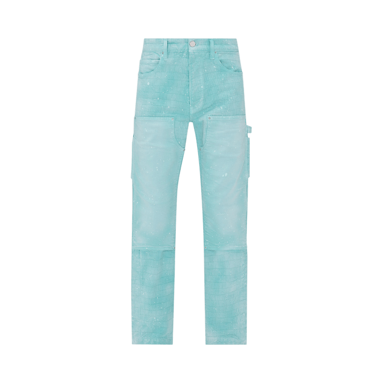 Amiri Jacquard Carpenter Jeans 'Aqua'