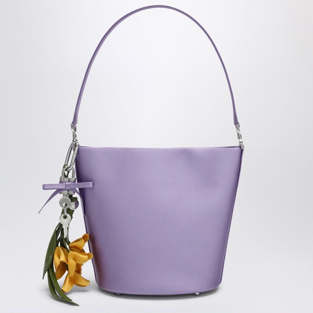 Self-Portrait Floral Charm Shoulder Bag