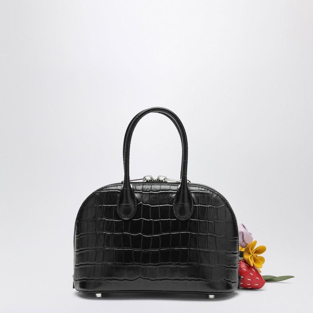 Self-Portrait Embellished Structured Shoulder Bag