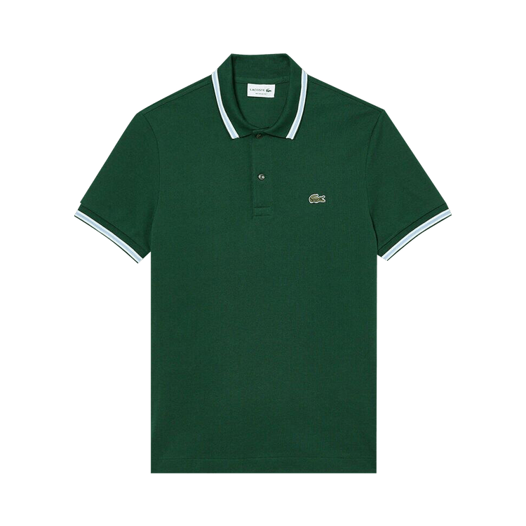 Lacoste Regular Fit Trim Accent Polo Shirt 'Green'